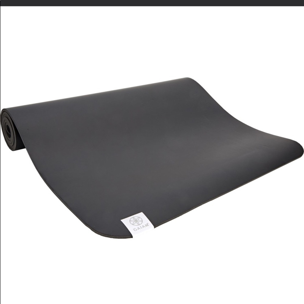 Gaiam Yoga Dry Yoga Black Mat 2.0 5 mm
